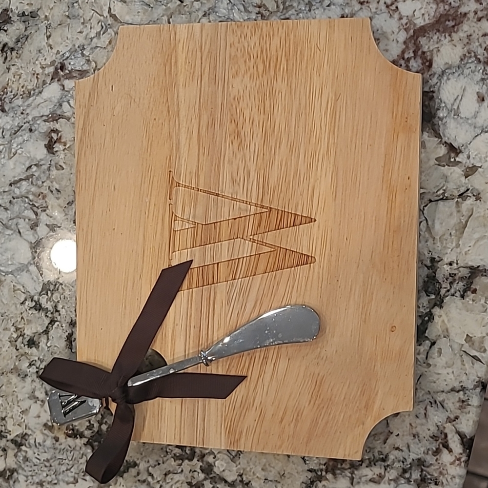 Never Used "W" Cheese Board & Server